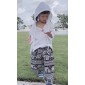 Детская рубашка – марлевка с капюшоном с длинным рукавом из Тайланда