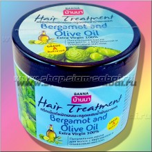 Маска с бергамотом и оливковым маслом для жирных волос
