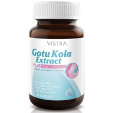 Витамины Готу Кола с цинком Vistra 30 капсул Витамины Готу Кола с цинком Vistra 30 капсул