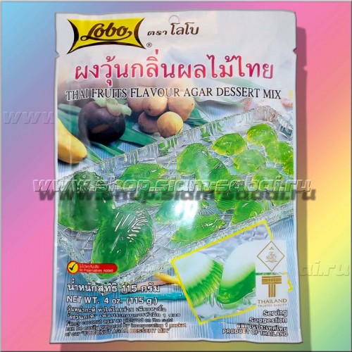Мармелад из агар-агара с тайскими фруктами Lobo